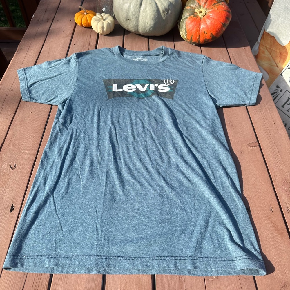 Levi’s T-Shirt Blue Logo soft wash